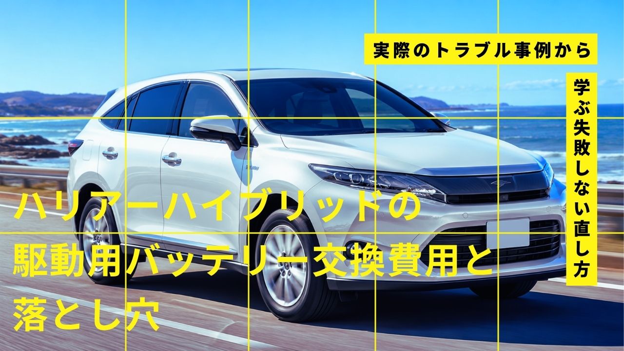 ハリアーハイブリッドの駆動用バッテリー交換費用と落とし穴｜実際のトラブル事例から学ぶ失敗しない直し方